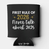 "Nieuwjaar 2026 Grappig Blikjeskoeler (Achterkant)