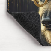 Nieuwjaar 2026 Ierse Wolfshond Muismat (Hoek)