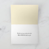 Nieuwjaar 2026 in Beach Sand Feestdagen Kaart (Binnen)