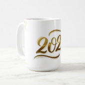 Nieuwjaar 2026 koffiemok (Voorkant links)