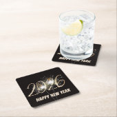 Nieuwjaar 2026 Party Sparklers Kartonnen Onderzetters (Insitu)