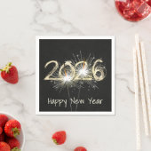 Nieuwjaar 2026 Party Sparklers Servet (Insitu)