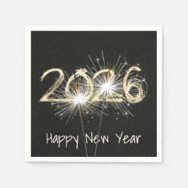 Nieuwjaar 2026 Party Sparklers Servet