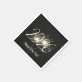 Nieuwjaar 2026 Party Sparklers Servet (Hoek)