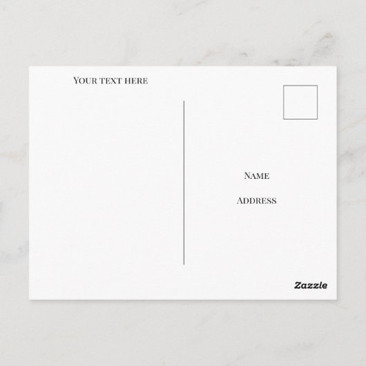 Nieuwjaar 2026 pastel blauwgroen retro wenskaart briefkaart (Achterkant)