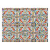 Nieuwjaar 2026 Red Fiery Horse Kerstpatroon Tafelkleed (Voorkant (Horizontaal))