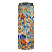 Nieuwjaar 2026 Red Fiery Horse Kerstpatroon Thermosbeker (Achterkant)