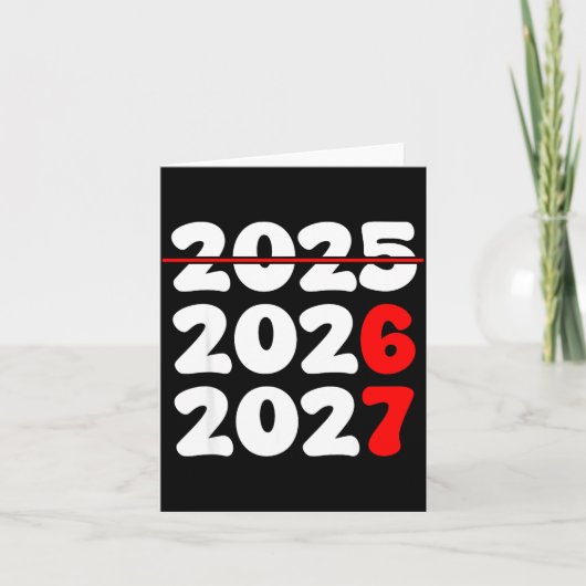 Nieuwjaar 2026 Shirt 67 Meme  Kaart (Voorkant)