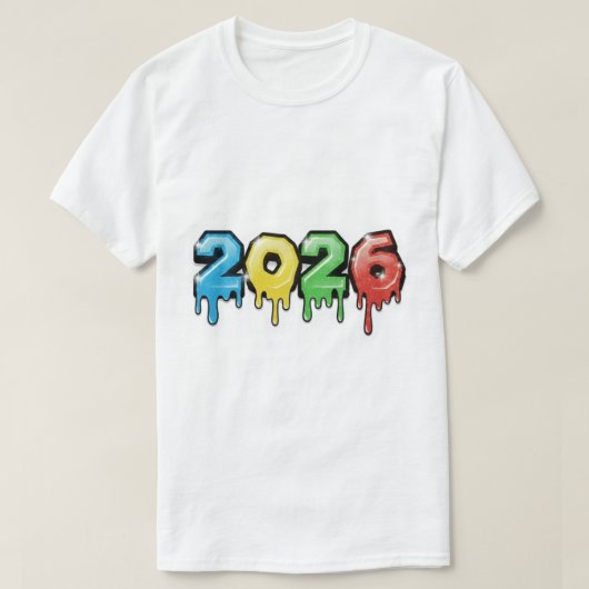 nieuwjaar 2026 t-shirt (Design voorkant)