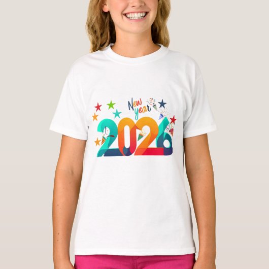 nieuwjaar 2026 t-shirt (Voorkant)