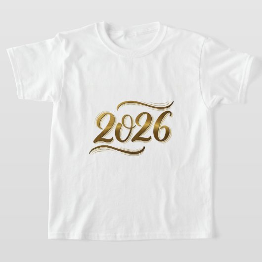Nieuwjaar 2026 t-shirt (Laagn)