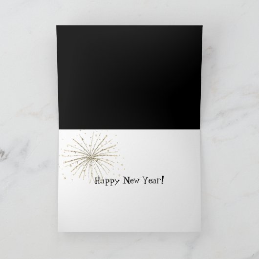 Nieuwjaar 2026 Voetbal Feestdagen Kaart (Binnen)