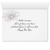 Nieuwjaar 2026 Vuurwerk en Maanklok (Binenzijde Horizontaal (Onderkant))