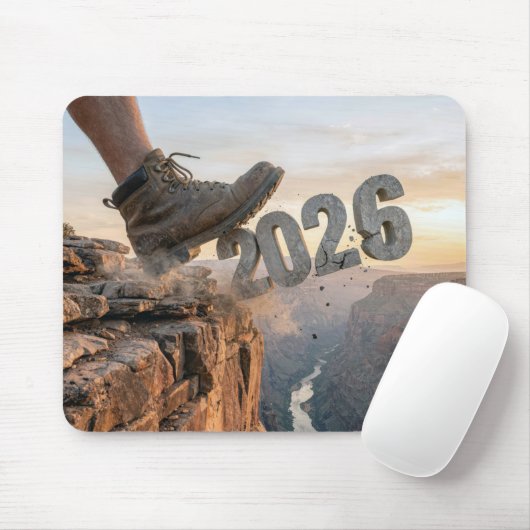 Nieuwjaar 2027 muismat (Met muis)