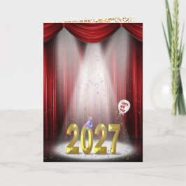 Nieuwjaar 2027 Op Het Podium In De Schijnwerpers Kaart