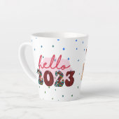 Nieuwjaar 365 dagen latte mok (Linkerhoek)