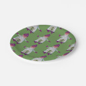 Nieuwjaar, Aangepaste Sinterklaas Papier Borden Papieren Bordje (Gekanteld)