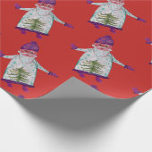 Nieuwjaar, Aangepaste Sinterklaas Wrapping Papier (Hoek)