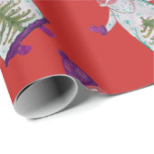 Nieuwjaar, Aangepaste Sinterklaas Wrapping Papier (Rol Hoek)