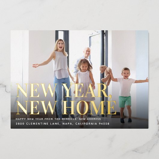 Nieuwjaar | Aankondiging vakantieverplaatsing (Voorkant)