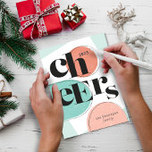 Nieuwjaar — Abstract design Feestdagenkaart