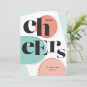 Nieuwjaar — Abstract design Feestdagenkaart (Staand voorkant)