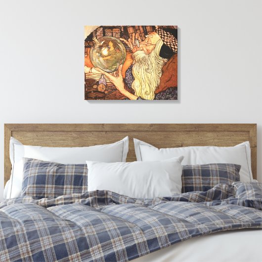 Nieuwjaar Antiek Vader Tijd Canvas Afdruk (Insitu (Slaapkamer))