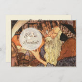 Nieuwjaar Antiek Vader Tijd Kaart (Voorkant / Achterkant)