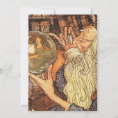 Nieuwjaar Antiek Vader Tijd Kaart (Achterkant)