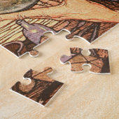 Nieuwjaar Antiek Vader Tijd Legpuzzel (Zijkant)