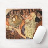 Nieuwjaar Antiek Vader Tijd Muismat (Met muis)