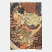 Nieuwjaar Antiek Vader Tijd Theedoek (Verticaal)