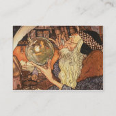 Nieuwjaar Antiek Vader Tijd Visitekaartje (Achterkant)