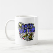 Nieuwjaar's Tijd van de Partij Koffiemok (Links)