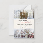 Nieuwjaar - avonturen - Home Change of Address Mov Notitiekaartje (Voorkant)