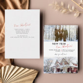 Nieuwjaar avonturen kerstavond vakantiebeweging notitiekaartje