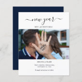 Nieuwjaar avonturen opslaan Datum bekendmaking (Voorkant / Achterkant)