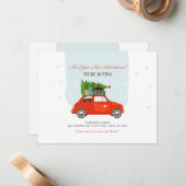 Nieuwjaar avonturen Wijziging adres verplaatsen Notitiekaartje (Voorkant / Achterkant in situ)