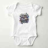Nieuwjaar Baby Bodysuit (Voorkant)