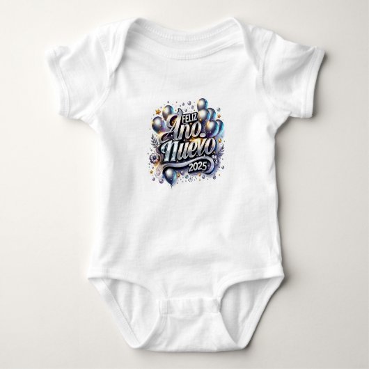 Nieuwjaar Baby Bodysuit (Voorkant)