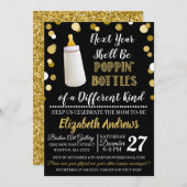 Nieuwjaar Baby shower uitnodiging (Voorkant / Achterkant)