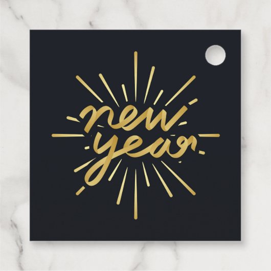 Nieuwjaar Bedankjes Labels (Achterkant)