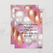 Nieuwjaar bedankt je kaart. (Voorkant / Achterkant)