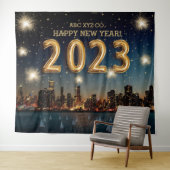Nieuwjaar bedrijf | De Achtergrond van de Foto van Wandkleed (In Situ (horizontaal))