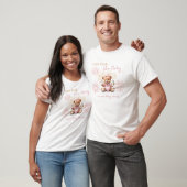 Nieuwjaar Beer Roze Meisje Baby shower T-shirt (Unisex)