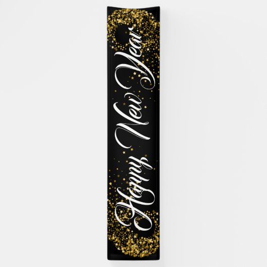 Nieuwjaar binnenbanner spandoek (Verticaal)