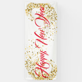 Nieuwjaar binnenbanner spandoek (Verticaal)