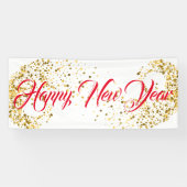 Nieuwjaar binnenbanner spandoek (Horizontaal)