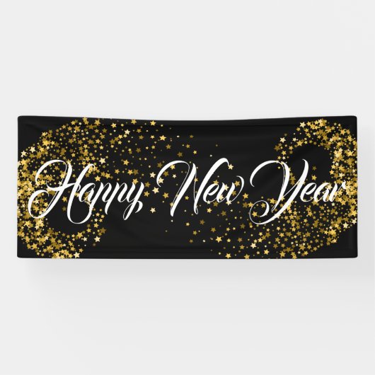 Nieuwjaar binnenbanner spandoek (Horizontaal)