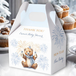 Nieuwjaar Blue Boy Baby shower Favor Box Bedankdoosjes